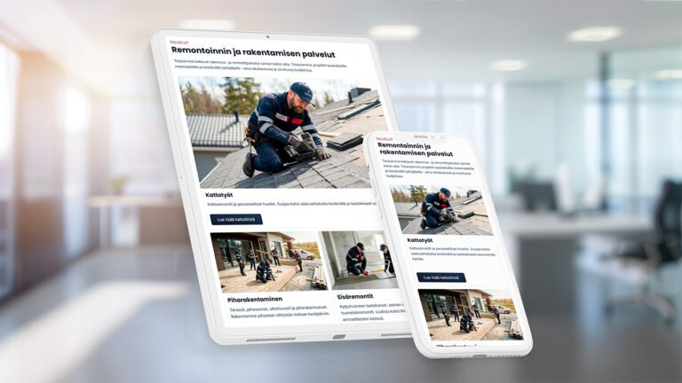 LuovaQ Business -verkkosivupaketti 19 LuovaQ Mallisivu2 Palvelualoille 04