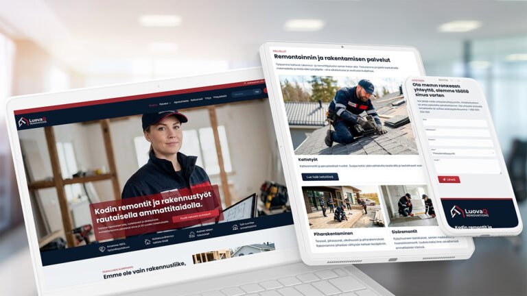 LuovaQ Business -verkkosivupaketti 17 LuovaQ Mallisivu2 Palvelualoille 05